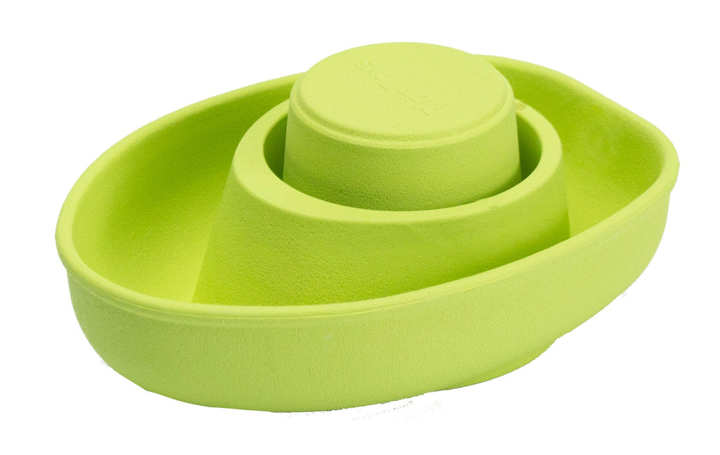 Plantoys Badspeelgoed Rubber Boat | Pastel Green