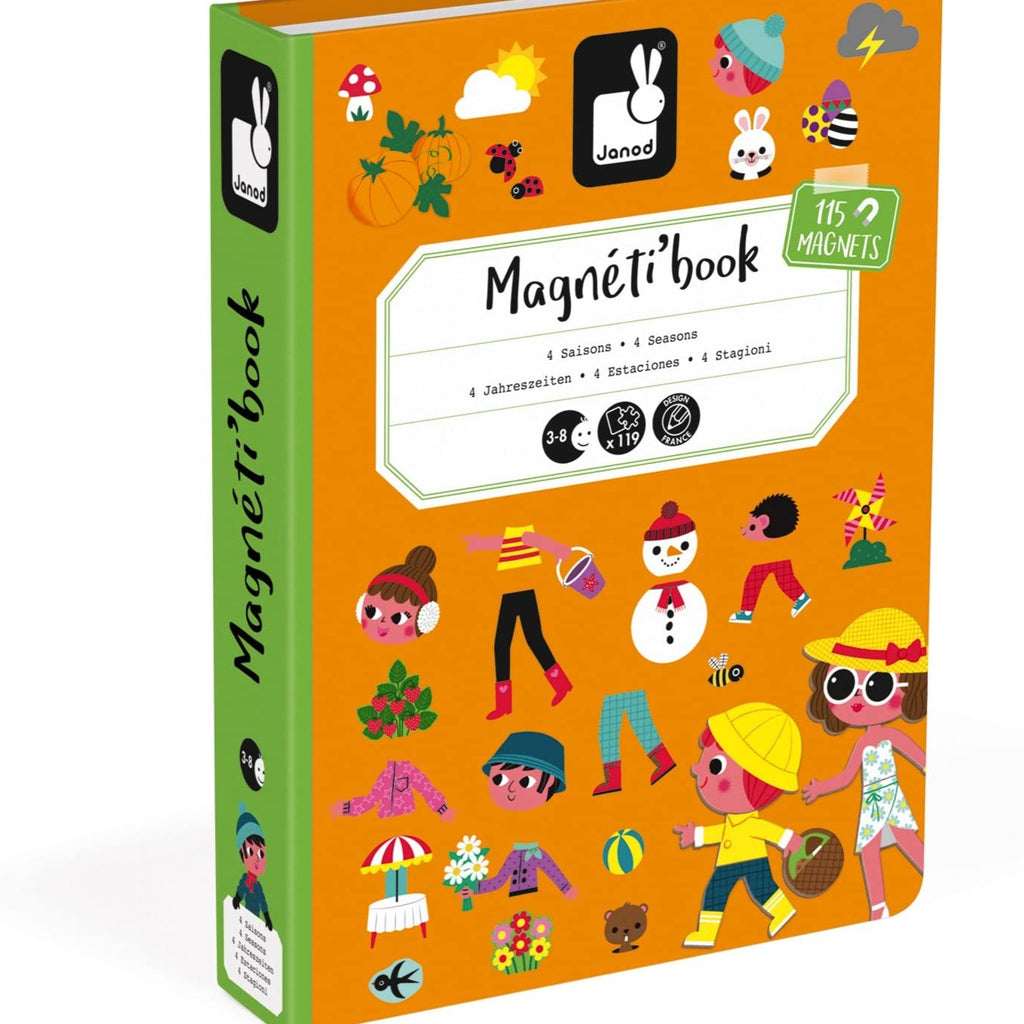 Janod Magneti'Book Meeneem Magneetset | 4 Seasons