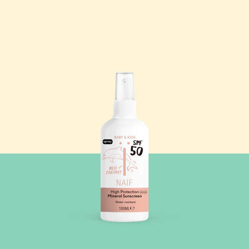 Naïf Zonnebrand Spray Voor Baby & Kids SPF50 | 100ml
