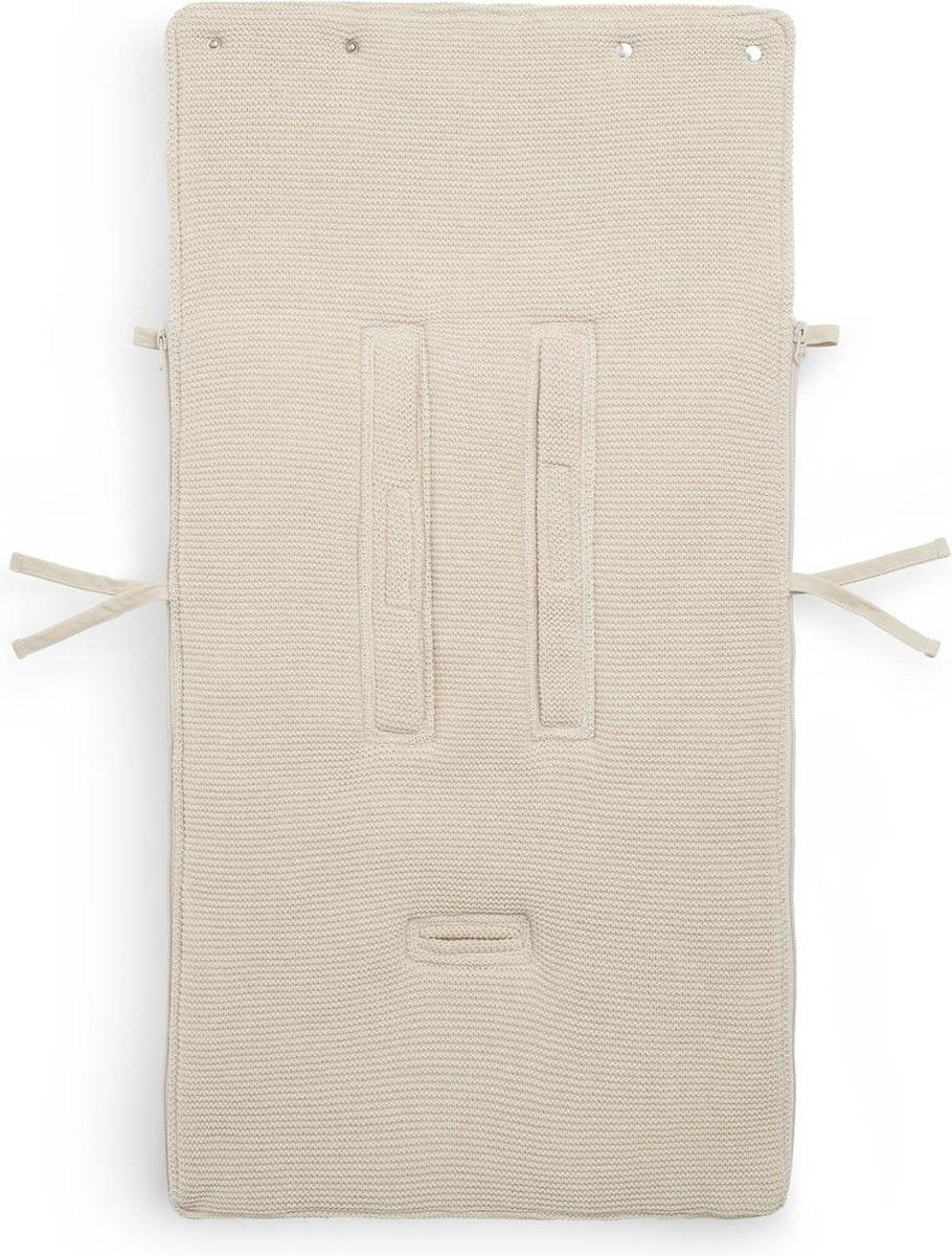Jollein Voetenzak Maxi Cosi 0+ 3/5 punts | Basic Knit Nougat