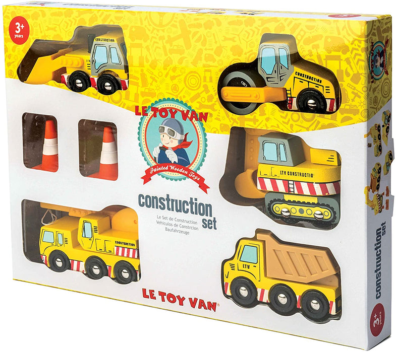 Le Toy Van Set Auto's Contruction