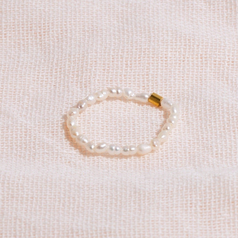 Galore Ring Pearl | Gold Women Medium