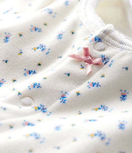 Petit Bateau Bodyjama | Bloemenprint Velours   *