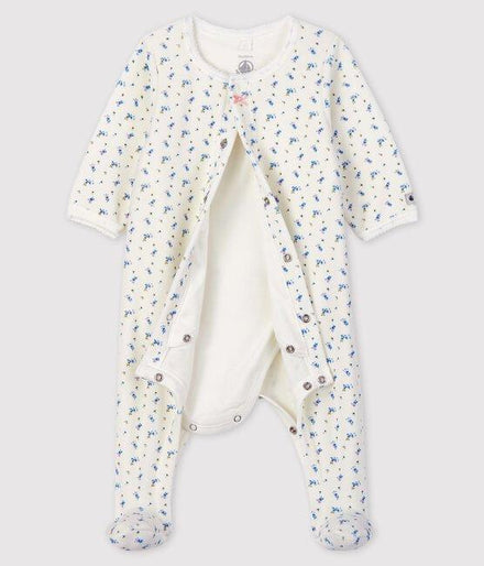 Petit Bateau Bodyjama | Bloemenprint Velours   *