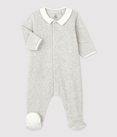 Petit Bateau Body Pyjama Baby | Beluga Chine