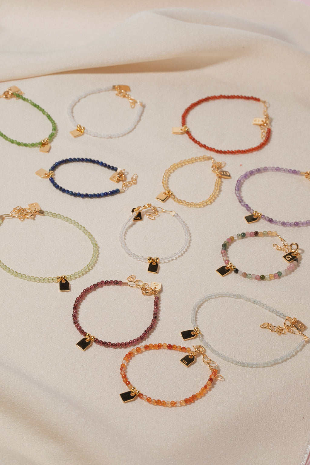 Galore Armband Birthstone November Citrine & Tag | Goud