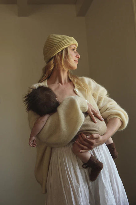 *  Hvid Booties | Dark Brown