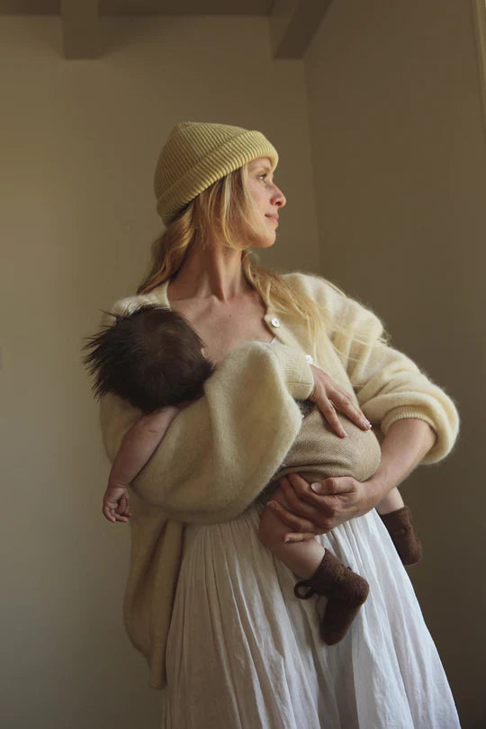 *  Hvid Booties | Dark Brown