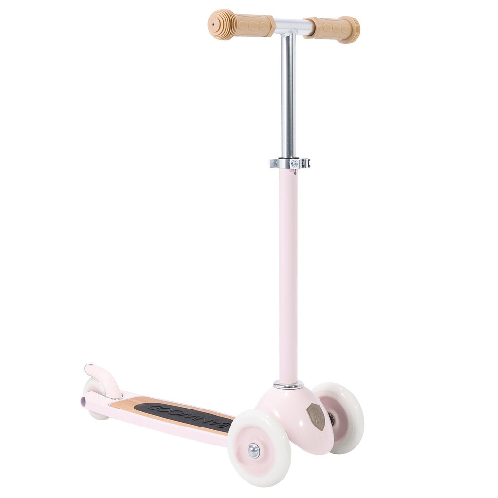 Banwood Scooter Met Fietsmand | Pink