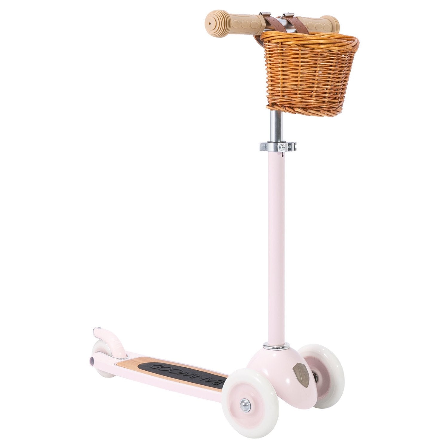 Banwood Scooter Met Fietsmand | Pink