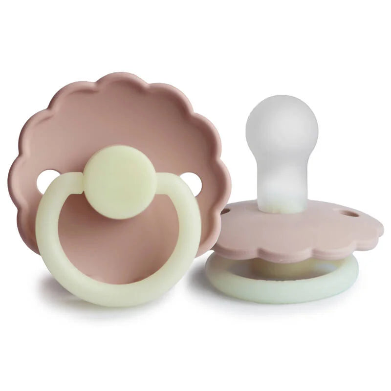 Frigg Night Daisy Siliconen Fopspeen 6+M | Blush