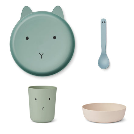 *  Liewood Brody Junior Eetset | Dusty Mint Mix