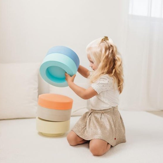 Moes Play Set 5 Foam Blokken Rainbow Chair