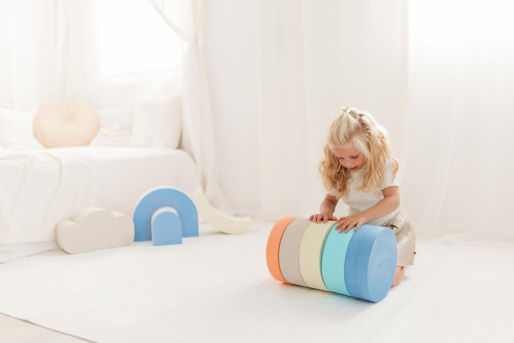 Moes Play Set 5 Foam Blokken Rainbow Chair