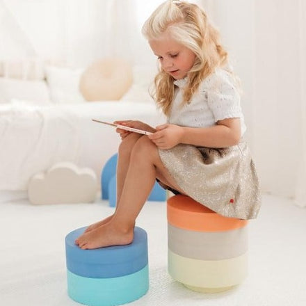 Moes Play Set 5 Foam Blokken Rainbow Chair