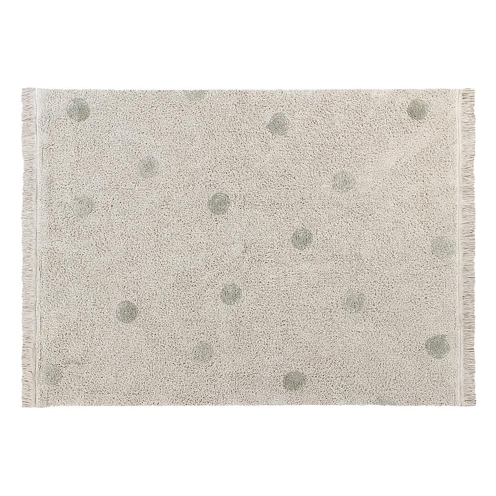 Lorena Canals machinewasbaar tapijt 120x160cm Hippy Dots Natural Olive