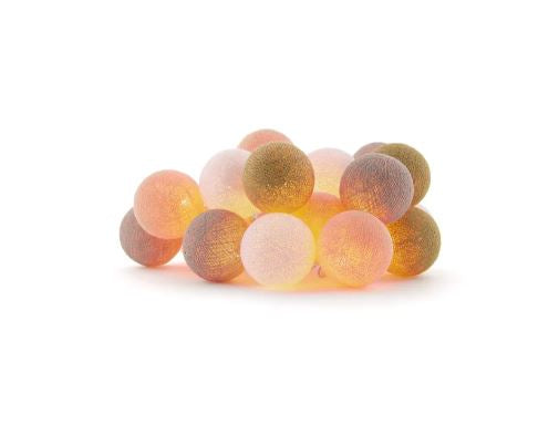 Cotton Ball Lights Lichtslinger 20 stuks | Flamingo