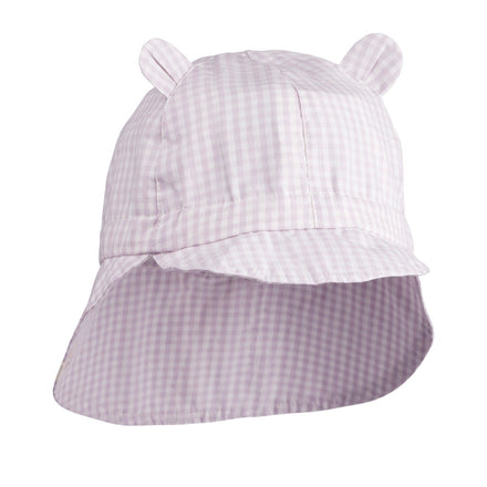 ZZZ Liewood Gorm Zonnehoedje | Check Light Lavender/ Creme De La Creme