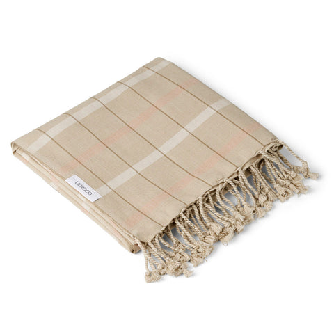 Liewood Mona Beach Towel | Check Apple Blossom/ Multi Mix *