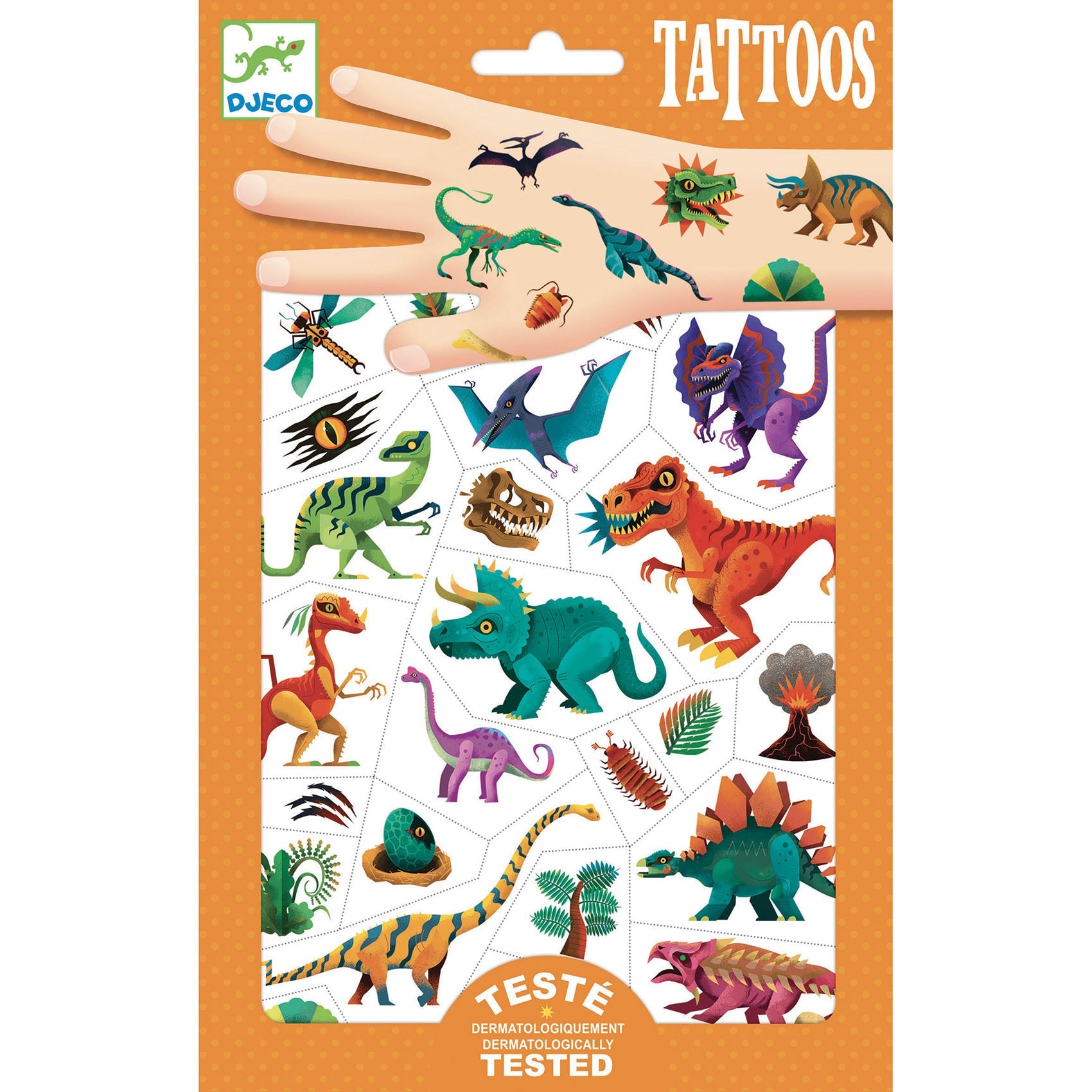 Djeco Set 50 Tattoos | Dino Club