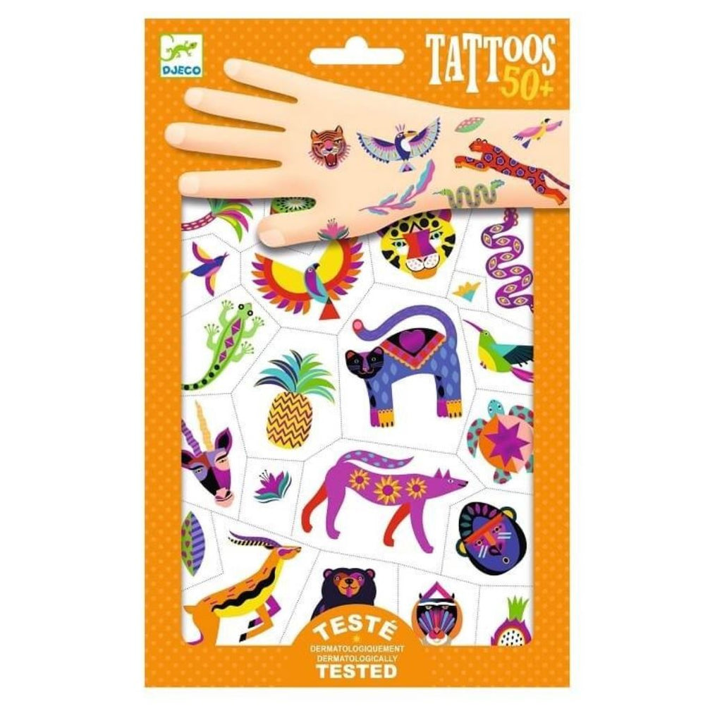 Djeco Set 50 Tattoos | Wild Beauty