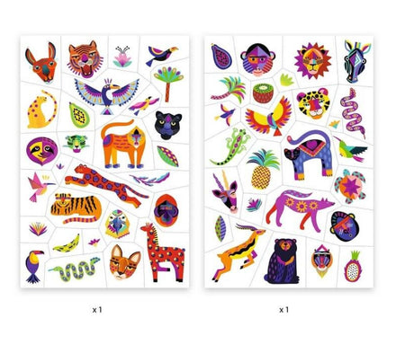 Djeco Set 50 Tattoos | Wild Beauty