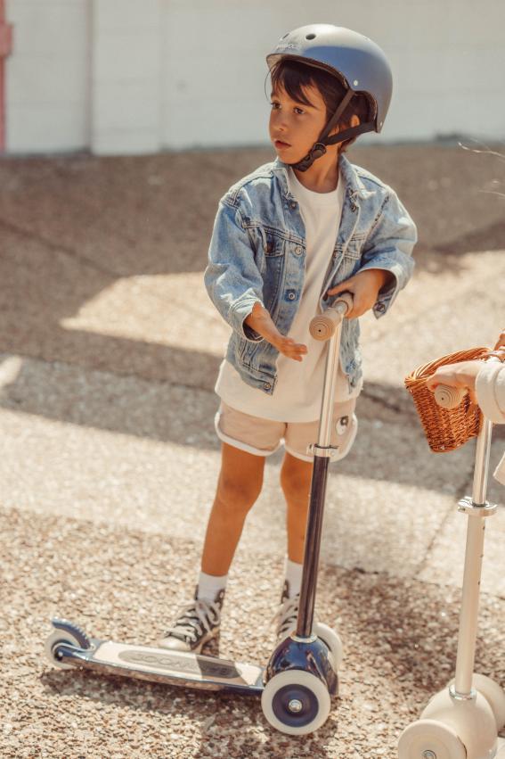 Banwood Scooter Met Fietsmand | Navy