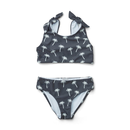 zzz Liewood Bow Bikini | Palms/ Dark Blue**