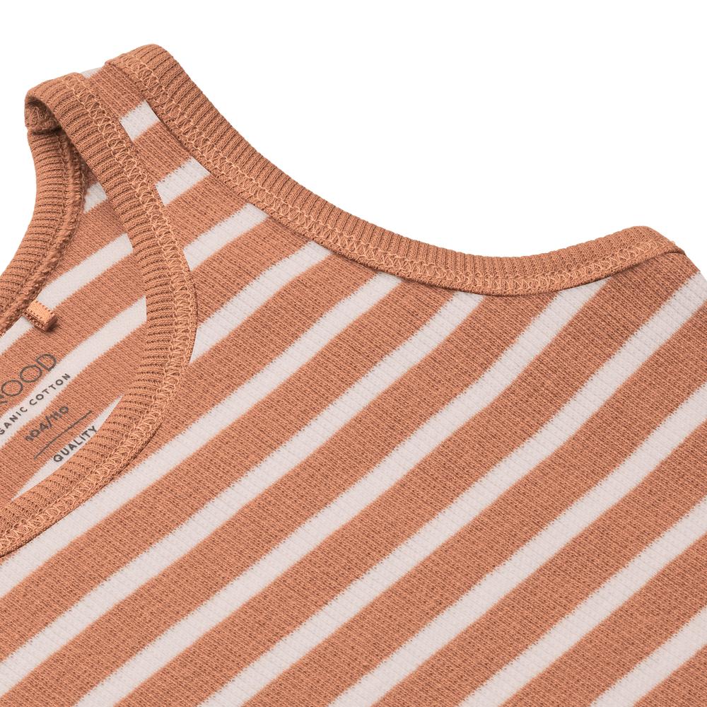 * Liewood Faris Tank Top 2-pack | Stripe Tuscany Rose Multi Mix