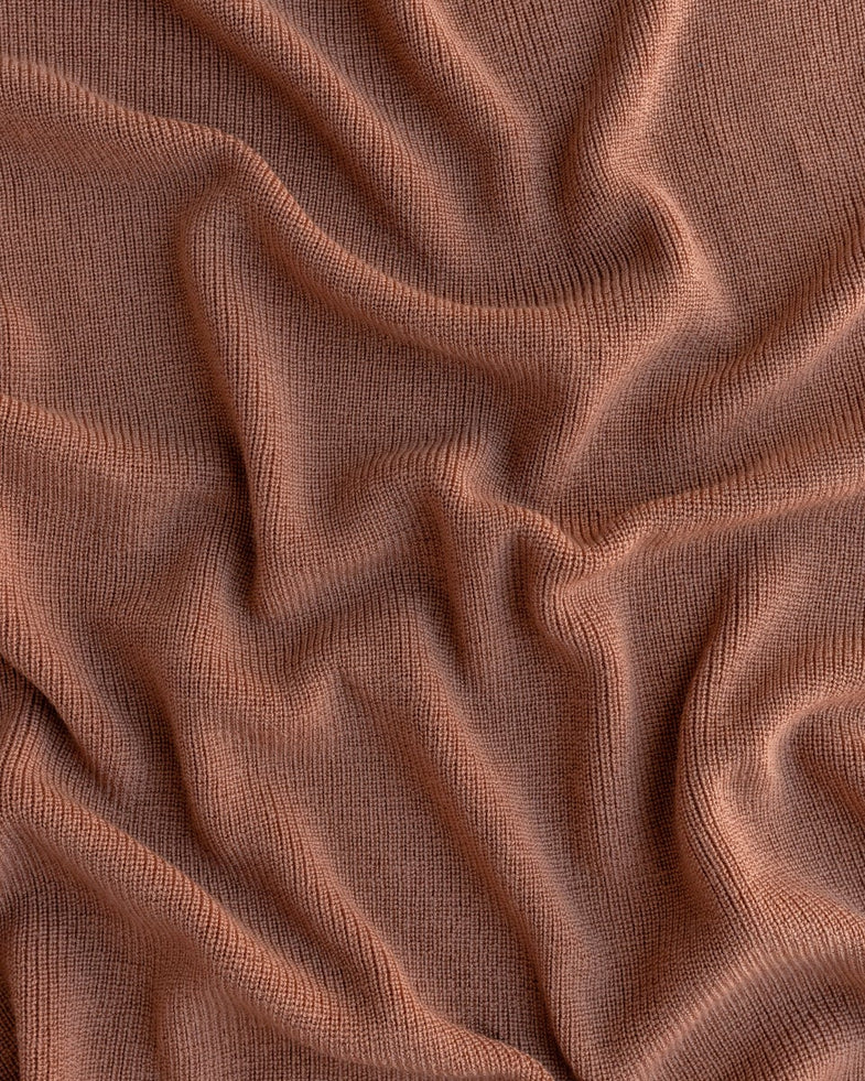 Hvid Blanket Felix | Terracotta