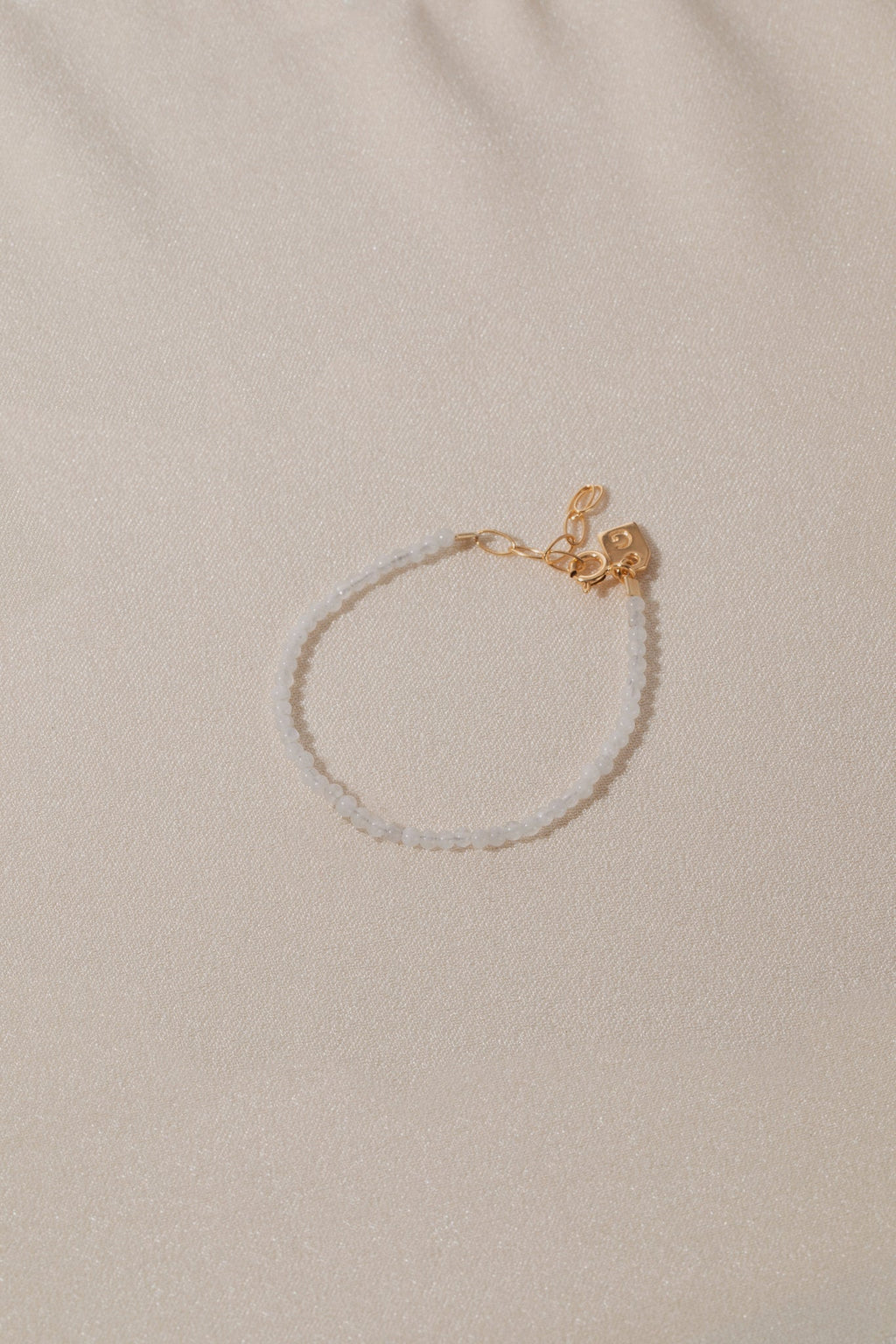 Galore Armband Birthstone June Moonstone | Goud