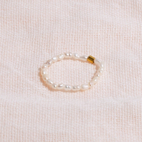 Galore Ring Pearl | Gold Women Small