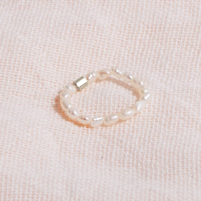 Galore Ring Pearl | Zilver Petite