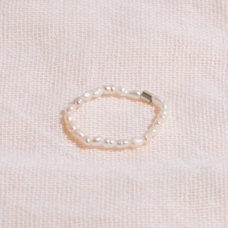 Galore Ring Pearl | Zilver Women Large
