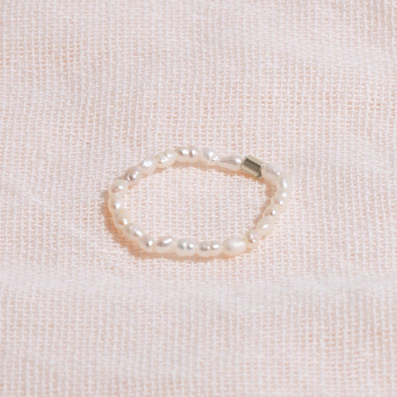 Galore Ring Pearl | Zilver Women Medium