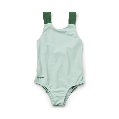 Liewood Caroline Badpak | Dusty Mint/ Garden Green Mix *