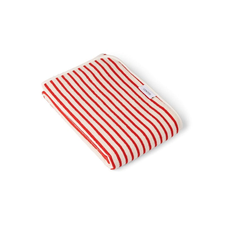 Liewood Hansen Beach Towel | Apple Red/ Creme De La Creme*