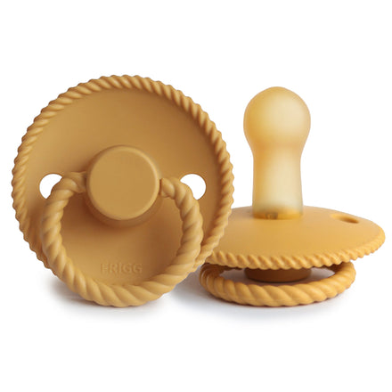 Frigg Rope Latex Fopspeen 6+M | Honey Gold