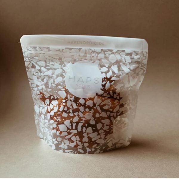 Haps Nordic Set 3 Herbruikbare Snackzakjes 1000ml | Terrazzo