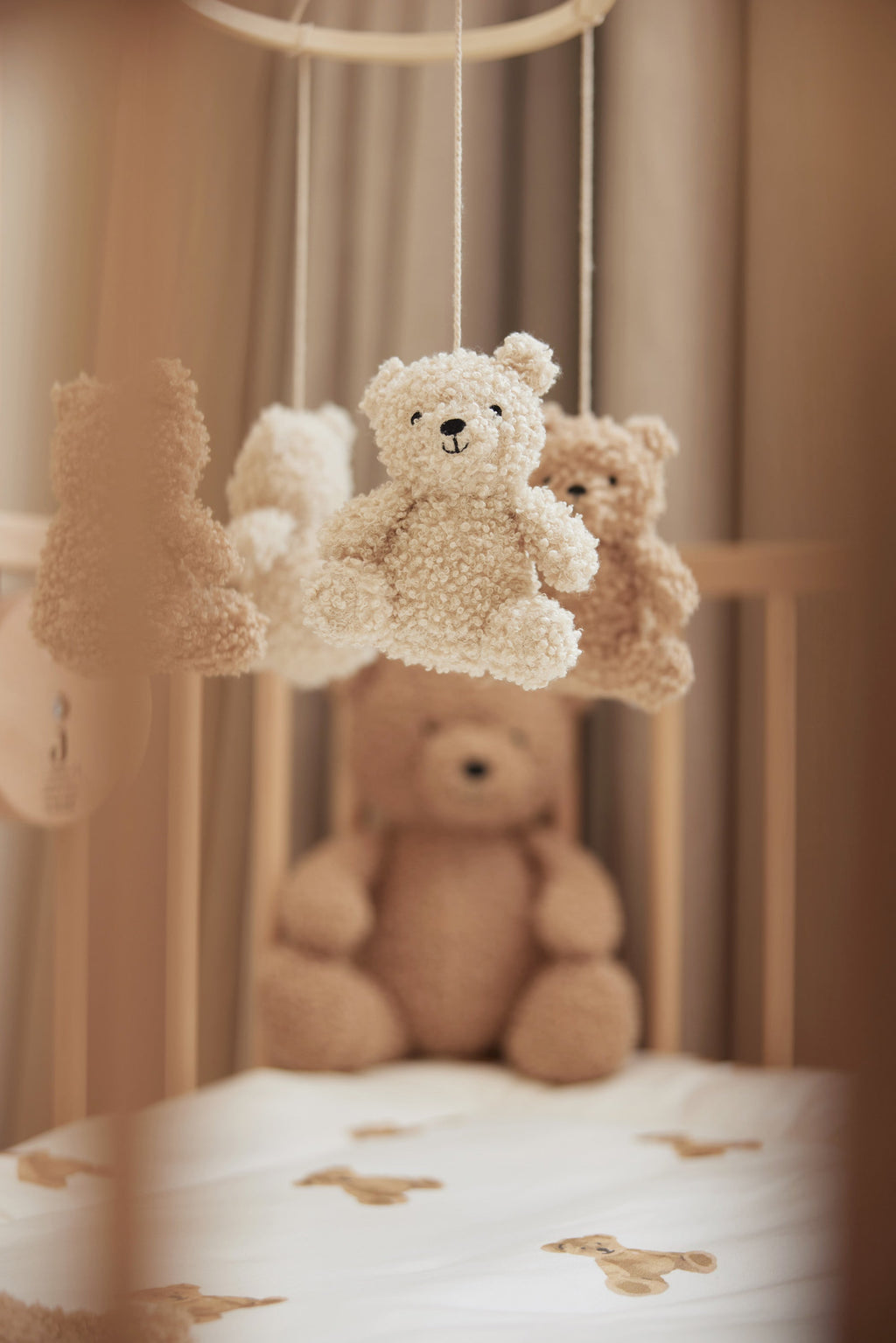 Jollein Speeltjes Voor Baby Mobiel Teddy Bear | Natural / Biscuit