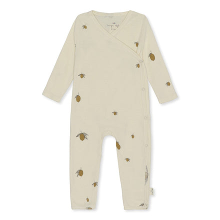 Konges Sløjd Newborn Playsuit | Lemon