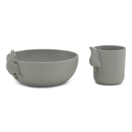 Konges Sløjd Bowl & Cup Set | Whale *