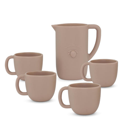 Konges Sløjd Silicone Toy Tea Set | Blush