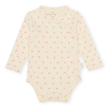 ZZZ Konges Sløjd Basic Longsleeve Newborn Romper | Fuchsia Petales *