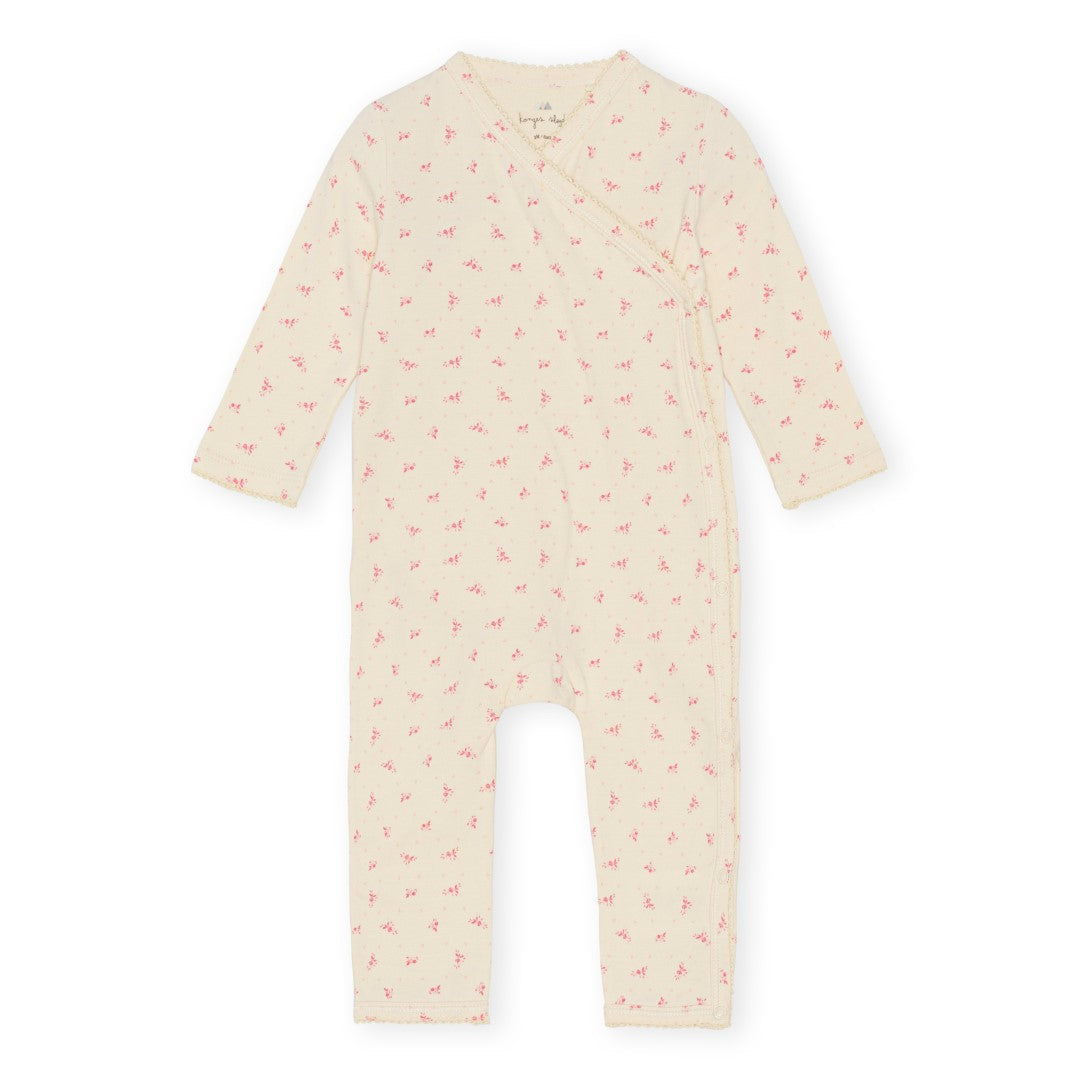 Konges Sløjd Basic Newborn Onesie | Fuchsia Petales*