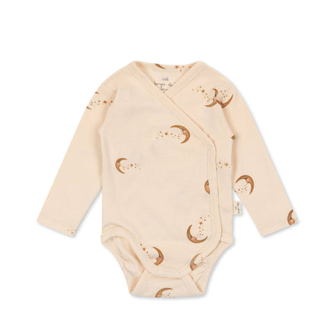Konges Sløjd Classic Longsleeve Newborn Body GOTS | Moon Blush