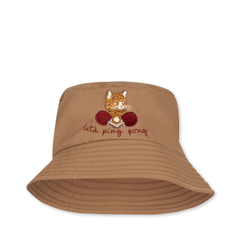 Konges Sløjd Asnou Bucket Hat Zonnehoedje | Ping pong*