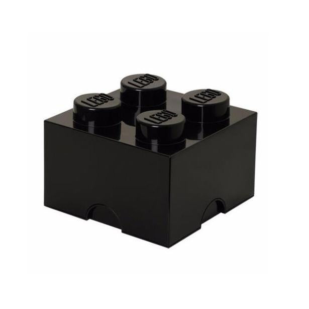 Lego Opbergbox Brick 4 zwart