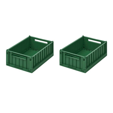 Liewood Weston Storage Box 2 Pack Small | Garden Green *