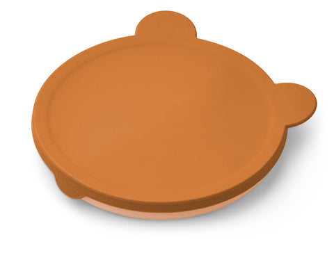 Liewood Frodo Divider Bord Met Deksel | Mr. Bear / Mustard / Tuscany Rose Mix*